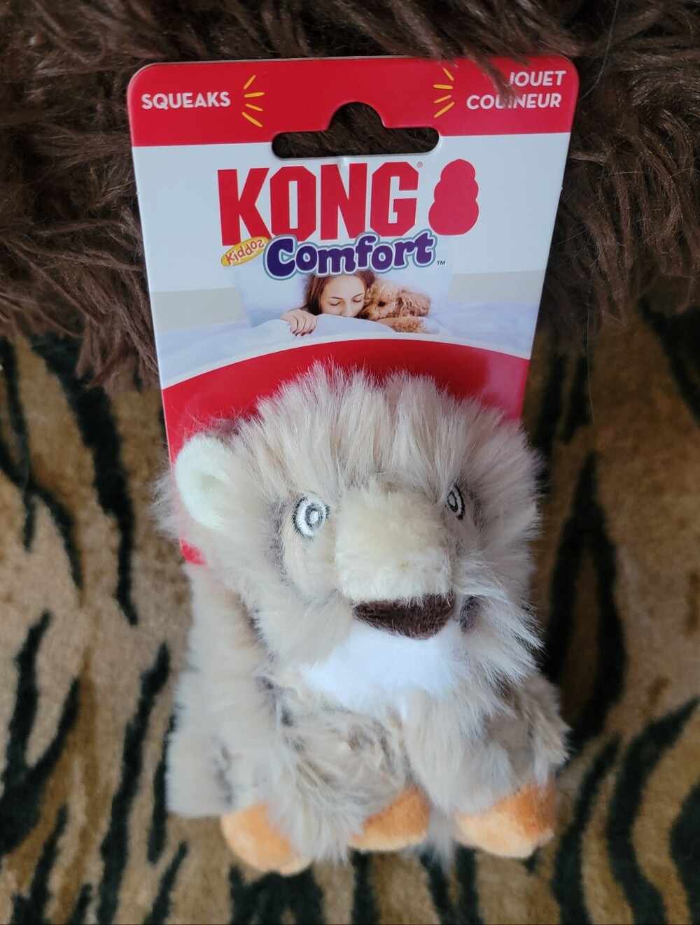 KONG Comfort Kiddos Lion Toy Sz Xsmall